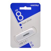 Флешка USB 8Gb SmartBuy Scout, USB 2.0, белый