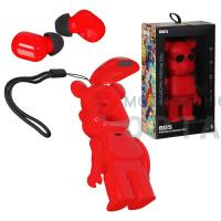 Наушники беспроводные внутриканальные B05 TWS в виде фигурки, красные