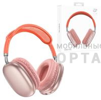 Наушники полноразмерные BOROFONE BO22 Plus Elegant, беспроводные, bluetooth 5.4, AUX, цвет: розовый (1/40)