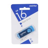 Флешка USB 16Gb SmartBuy Twist, USB 2.0, синий