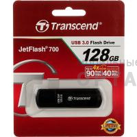 Флешка USB3.0 128 Гб Transcend  JetFlash 700  чёрный