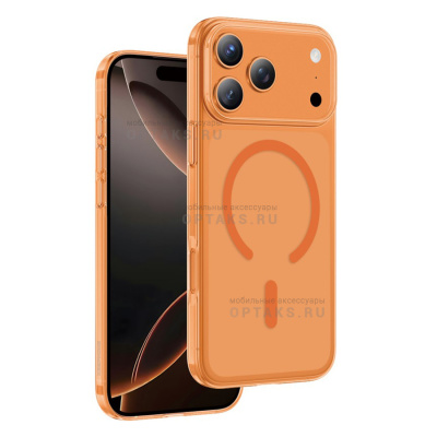 Чехол KEEPHONE X-CRYSTAL ULTRA SLIM MagSafe iPhone 18 Pro Max/17 Pro Max ORANGE